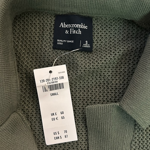 Abercrombie men’s knit top - Picture 2 of 2